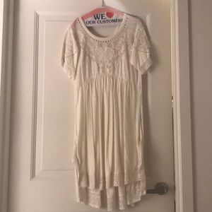 Off white - dress from Anthropology.